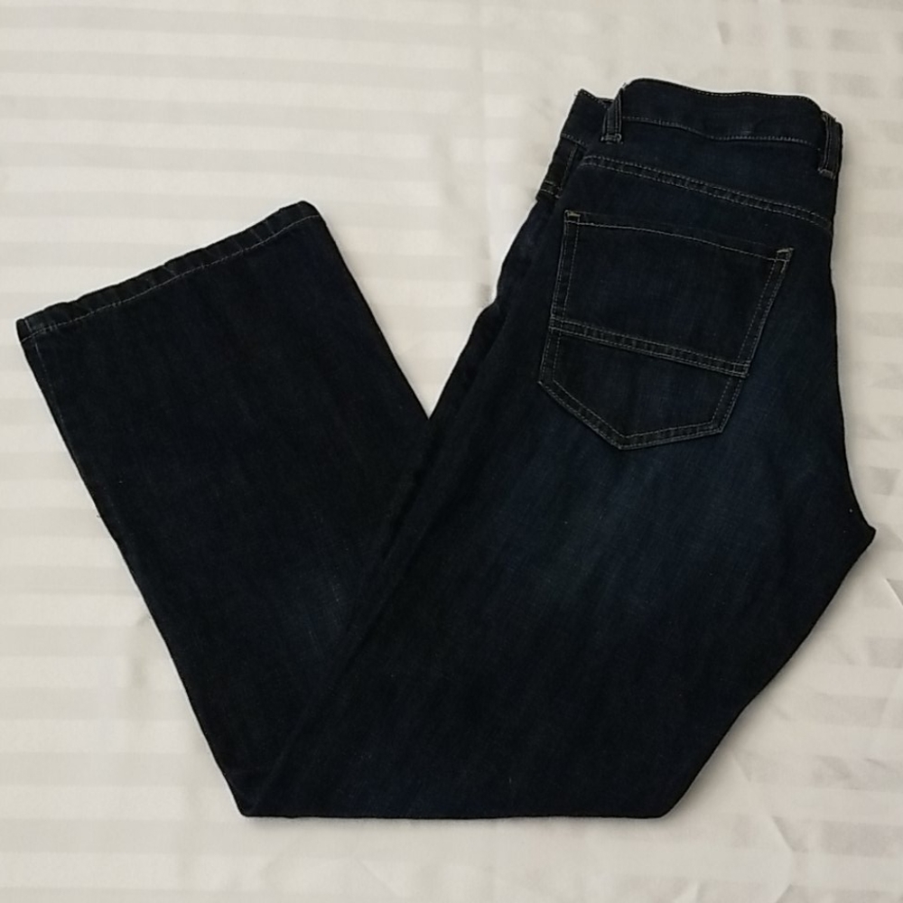 NWOT next Men's Bootcut Dark Blue Denim Jeans W30"